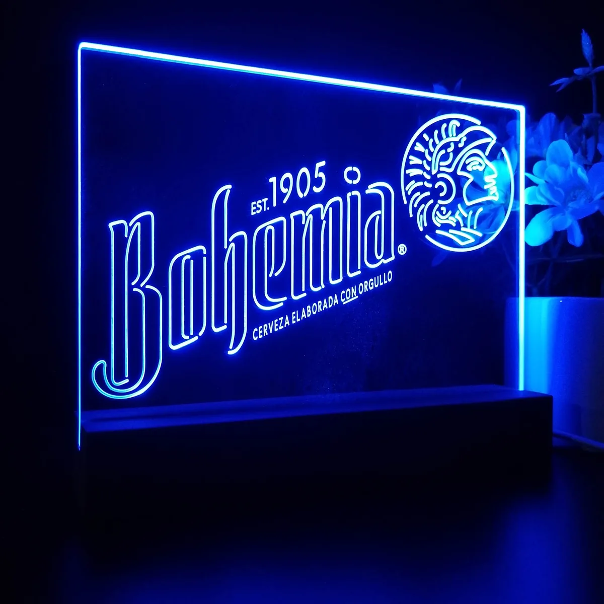 Bohemia Beer Logo 1 LED Desk Light
