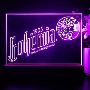 Bohemia Beer Logo 1 LED Desk Light