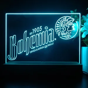 Bohemia Beer Logo 1 LED Desk Light