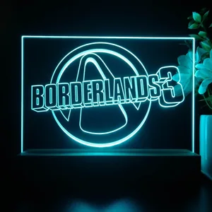 Borderlands 3 Logo LED Desk Light