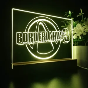 Borderlands 3 Logo LED Desk Light