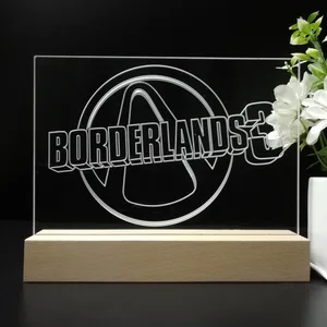 Borderlands 3 Logo LED Desk Light