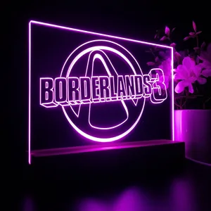 Borderlands 3 Logo LED Desk Light