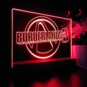 Borderlands 3 Logo LED Desk Light