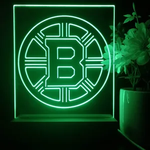 Boston Bruins Plain Logo LED Desk Light