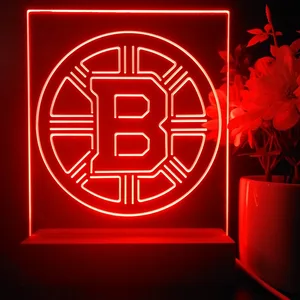 Boston Bruins Plain Logo LED Desk Light