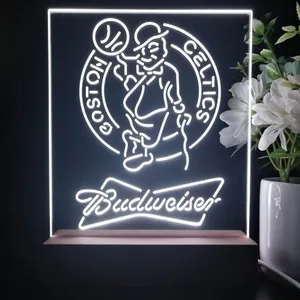 Boston Celtics Budweiser LED Desk Light