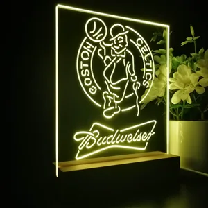Boston Celtics Budweiser LED Desk Light