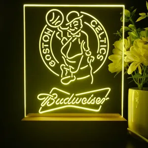 Boston Celtics Budweiser LED Desk Light