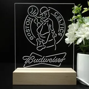 Boston Celtics Budweiser LED Desk Light
