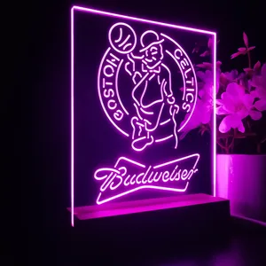Boston Celtics Budweiser LED Desk Light