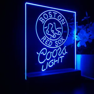 Boston Red Sox Coors Light LED Desk Light