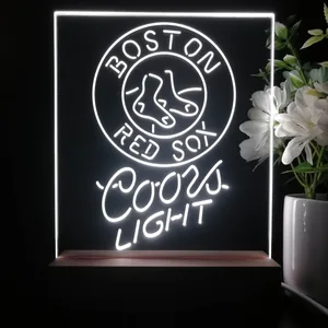 Boston Red Sox Coors Light LED Desk Light