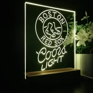 Boston Red Sox Coors Light LED Desk Light