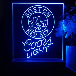 Boston Red Sox Coors Light LED Desk Light