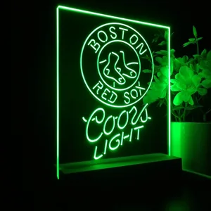 Boston Red Sox Coors Light LED Desk Light