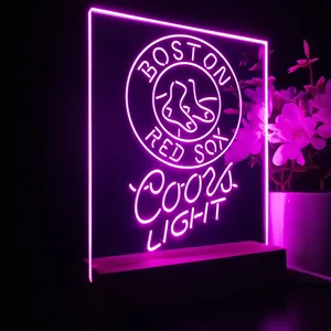 Boston Red Sox Coors Light LED Desk Light