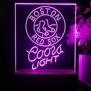 Boston Red Sox Coors Light LED Desk Light