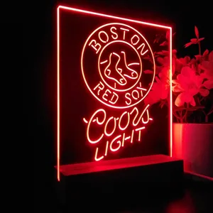 Boston Red Sox Coors Light LED Desk Light