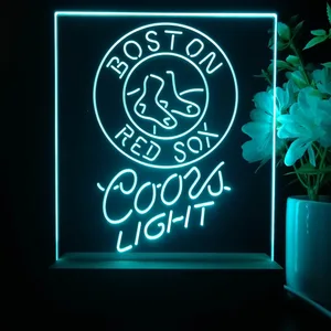 Boston Red Sox Coors Light LED Desk Light