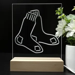 Boston Red Sox Logo 1 LED Desk Light