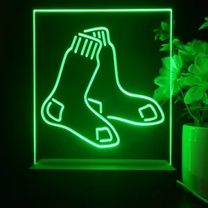 Boston Red Sox Logo 1 LED Desk Light