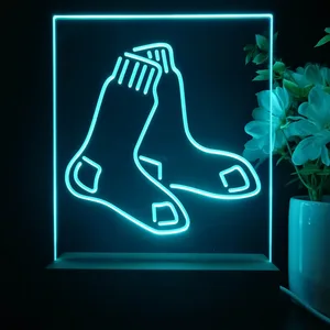 Boston Red Sox Logo 1 LED Desk Light