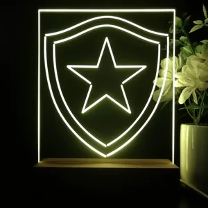 Botafogo de Futebol e Regatas Logo LED Desk Light