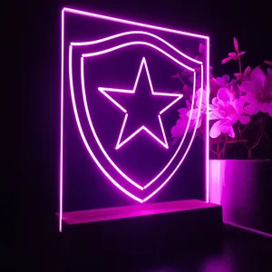 Botafogo de Futebol e Regatas Logo LED Desk Light