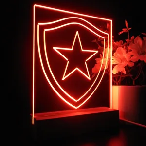 Botafogo de Futebol e Regatas Logo LED Desk Light