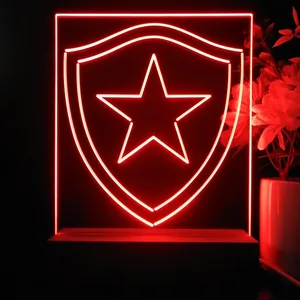 Botafogo de Futebol e Regatas Logo LED Desk Light