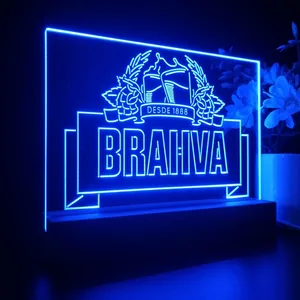 Brahva Beer Logo 1 LED Desk Light