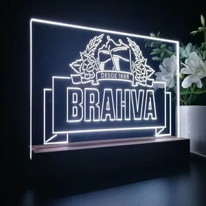 Brahva Beer Logo 1 LED Desk Light