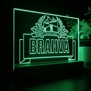 Brahva Beer Logo 1 LED Desk Light