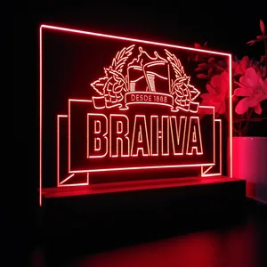 Brahva Beer Logo 1 LED Desk Light