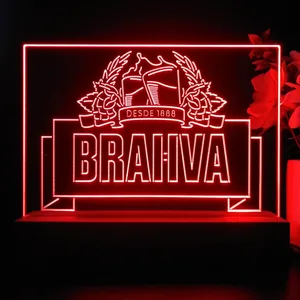 Brahva Beer Logo 1 LED Desk Light