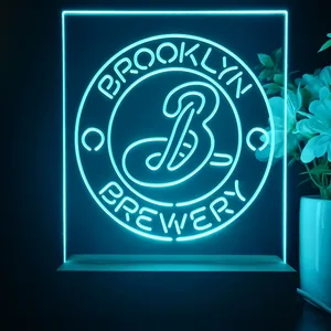 Brooklyn Brewery Logo 1 LED Desk Light