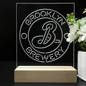 Brooklyn Brewery Logo 1 LED Desk Light