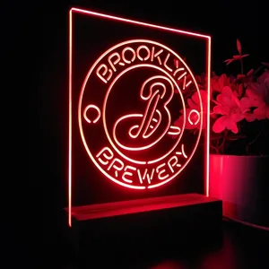 Brooklyn Brewery Logo 1 LED Desk Light