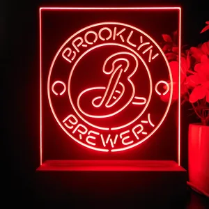 Brooklyn Brewery Logo 1 LED Desk Light