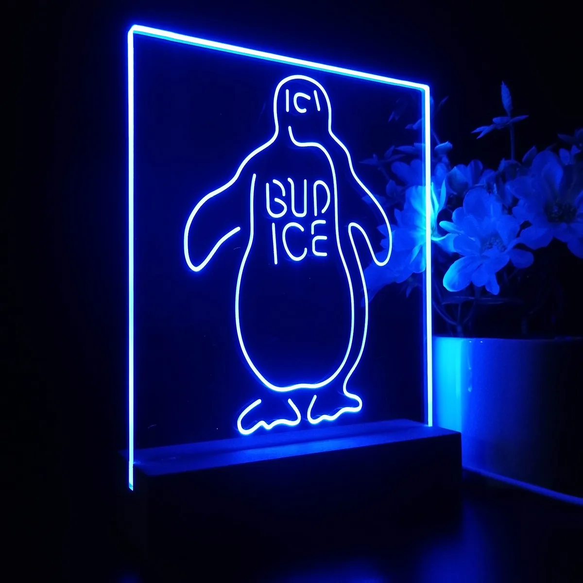 Bud Ice Penguin LED Desk Light
