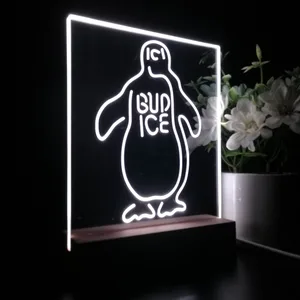 Bud Ice Penguin LED Desk Light