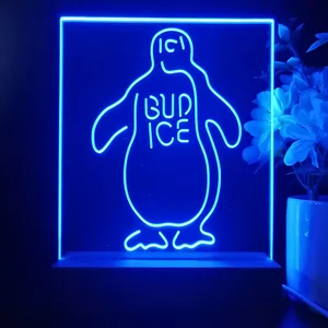Bud Ice Penguin LED Desk Light
