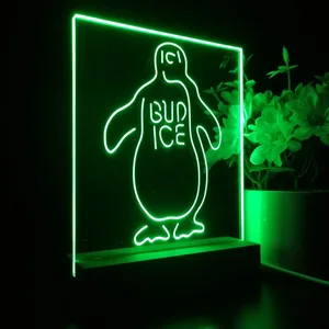 Bud Ice Penguin LED Desk Light