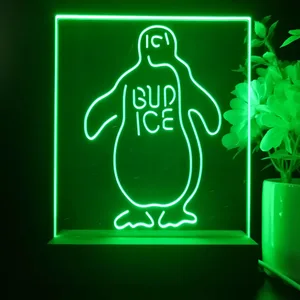 Bud Ice Penguin LED Desk Light
