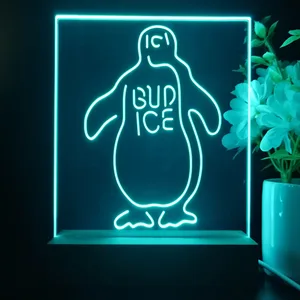 Bud Ice Penguin LED Desk Light