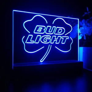 Bud Light Clover LED Desk Light