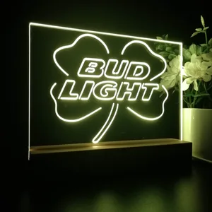 Bud Light Clover LED Desk Light
