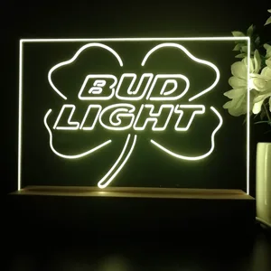 Bud Light Clover LED Desk Light