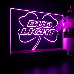 Bud Light Clover LED Desk Light